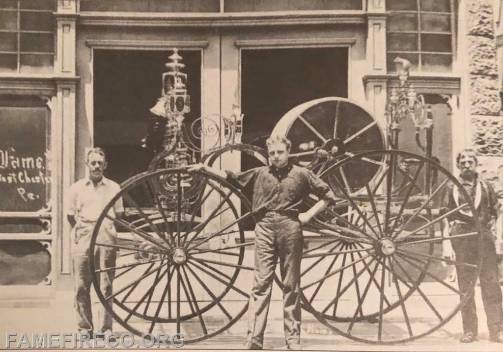 1884 Silsby Hose carriage. Delivered to Fame Christmas Day 1883.